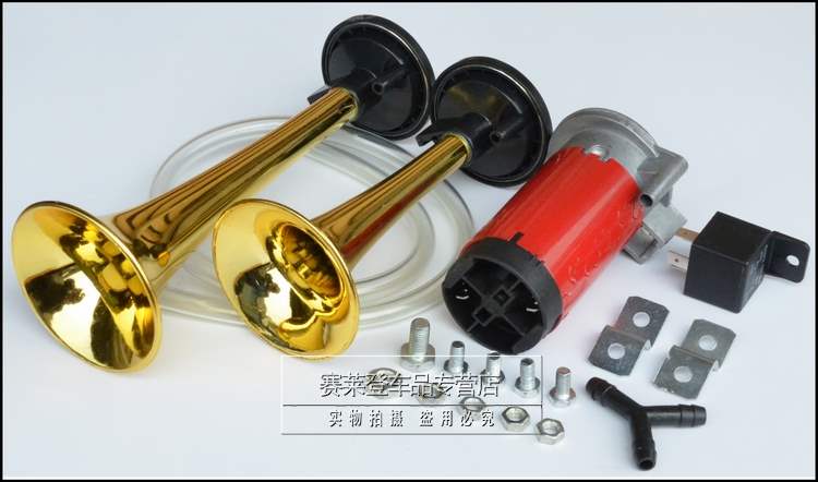 Five Lions Sừng xe máy Xe điện Sửa đổi không khí Sừng không khí Lái xe hơi Sừng 12V - Sừng xe máy 	loa nghe nhạc cho xe máy