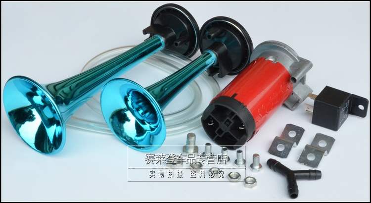 Five Lions Sừng xe máy Xe điện Sửa đổi không khí Sừng không khí Lái xe hơi Sừng 12V - Sừng xe máy 	loa nghe nhạc cho xe máy