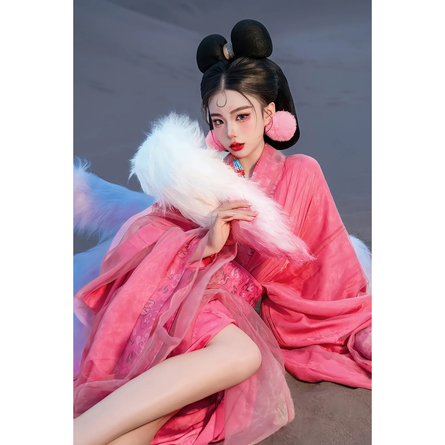 ️冬日粉黛：绝美魏晋古风汉服 cosplay 服饰💖-汉服套装-淘宝好物网
