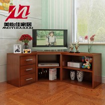 Corner TV cabinet bedroom corner cabinet simple floor-to-floor simple cabinet triangle combination short cabinet wall corner cabinet living room side cabinet