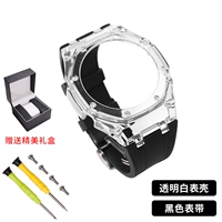 Прозрачный черный серебряный ремешок для часов