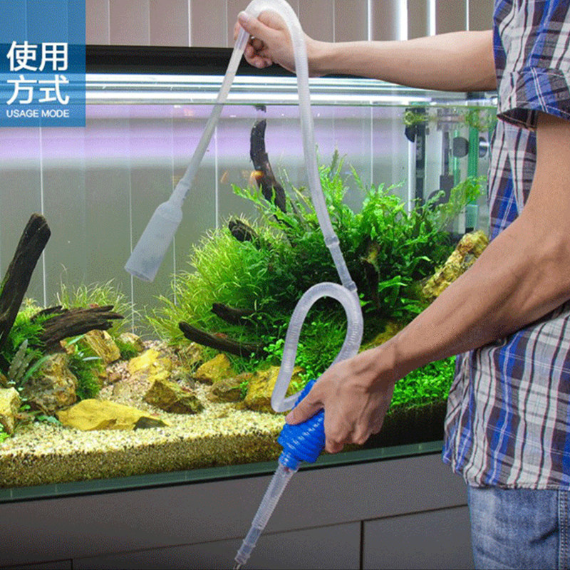 Pumping pipe cleaning tool fish tank Sand washer water pipe water changer aquarium siphon cleaning toilet