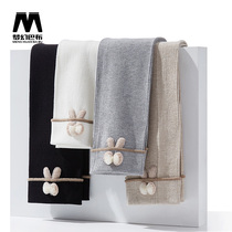 Girl Pants 90% Pants Socks Thin Underpants Spring Autumn Season Casual Pants Little Girl Black Children Can Outwear Pants Tide