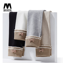 Girl 90% PANTS SOCKS 2022 SPRING AUTUMN SLIM FIT CHILDREN BLACK MANMADE PANTS GIRL FOREIGN AIR BUTTERFLY KNOTS UNDERPANTS