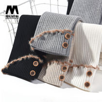 Girl Beats Bottom Pants Spring Autumn Thin Children High Waist Elastic Long Pants Outside Wearing Little Girl Foreign Air Button Striped Pants