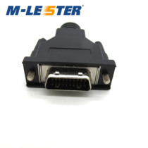 Menglaisi HPDB20 male plastic shell screw welding wire plug connector DB type 20 core 20 pin