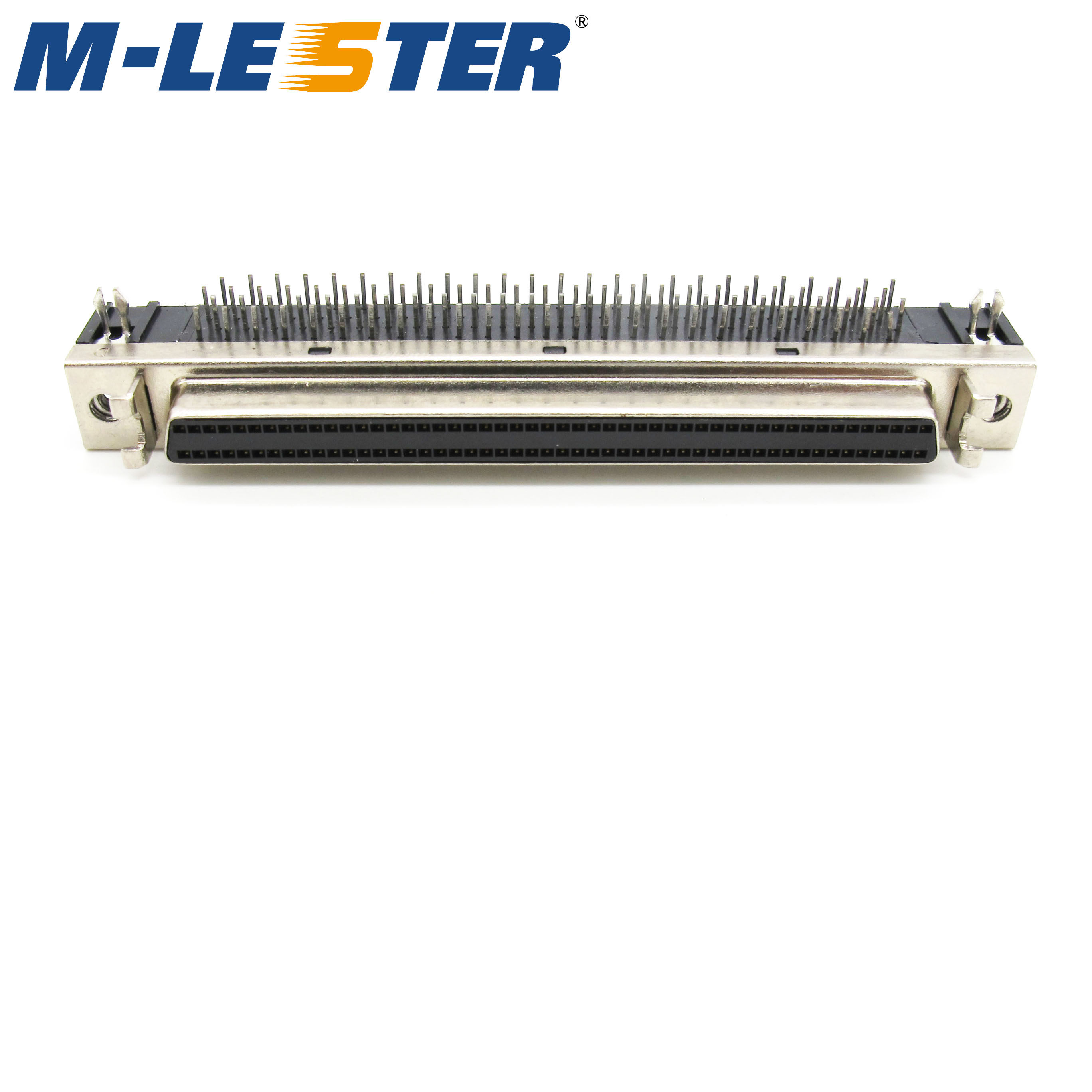 Meng LeitsutSCSI 100 Core 90-degree Plugboard DB Type 100 Core Bend Inserts socket Socket Connector Socket