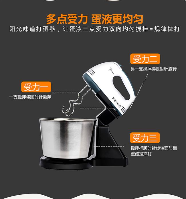 Eggbeater điện hộ gia đình nhỏ máy tính để bàn đa chức năng tóc sữa nắp dầu trộn trứng cầm tay thùng trộn bột - Máy trộn điện 	máy đánh trứng vana