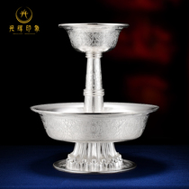 S999 pure silver protective glass foot silver Nepal handmade for the protection of the protective method cup with a large small and medium size