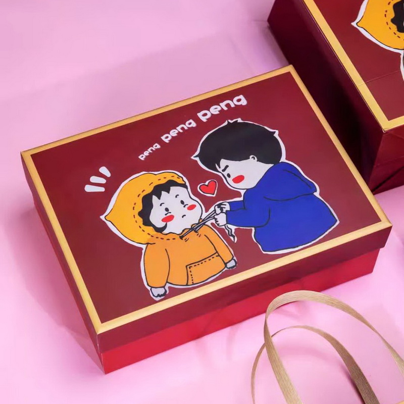 Valentine's Gift Boxes Mega Gift Boxes Lovers Gift Boxes Big Shoes Clothes Packaging Boxes Empty Box Subnet Red