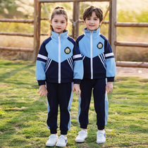 Primary school childrens school uniforms Spring and autumn suit Kindergarten uniforms Inn College Wind first grade Enrolment children sports class uniforms