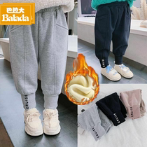 Infant autumn and winter leisure trousers Children Baby 3 a year old 2 children loose fashion sports pants warm pants