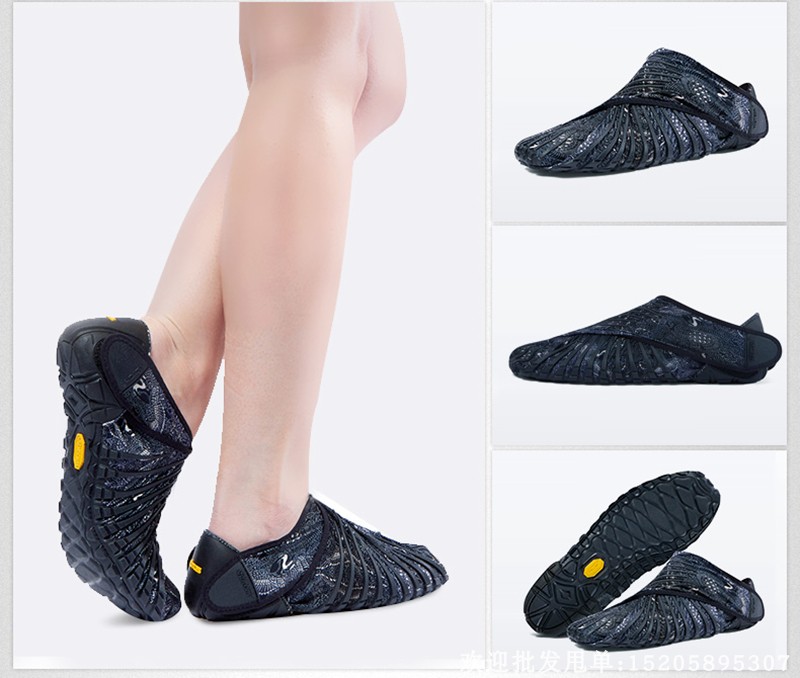 Giày quấn sáng tạo Nhật Bản Feng Lu giày năm ngón một tốc độ nhanh khô Velcro ngoài trời giày đi bộ đường dài - Khởi động ngoài trời giày bảo hộ siêu nhẹ