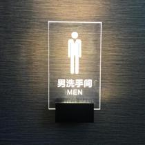 LED light hanging wall box restaurant display nightclub toilet toilet toilet room number house sign light box