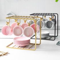 Creative household drain glass water Cup hanger coffee cup holder Mark cup holder storage shelf storage shelf