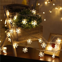 LED small color lights Spring Festival starry sky lights Snowflake lights string battery Christmas New Year Holiday decorative Lights Night lights