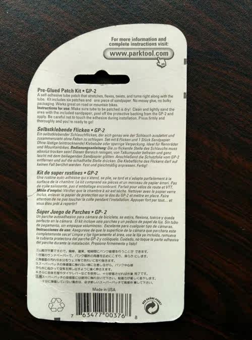 Kit de réparation vélo PARKTOOL - Ref 2316821 Image 6