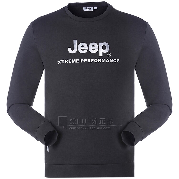 One 12019 autumn and winter new JEEP jeep outdoor men's thick T-shirt casual thick cotton J932194319 - Taobao
