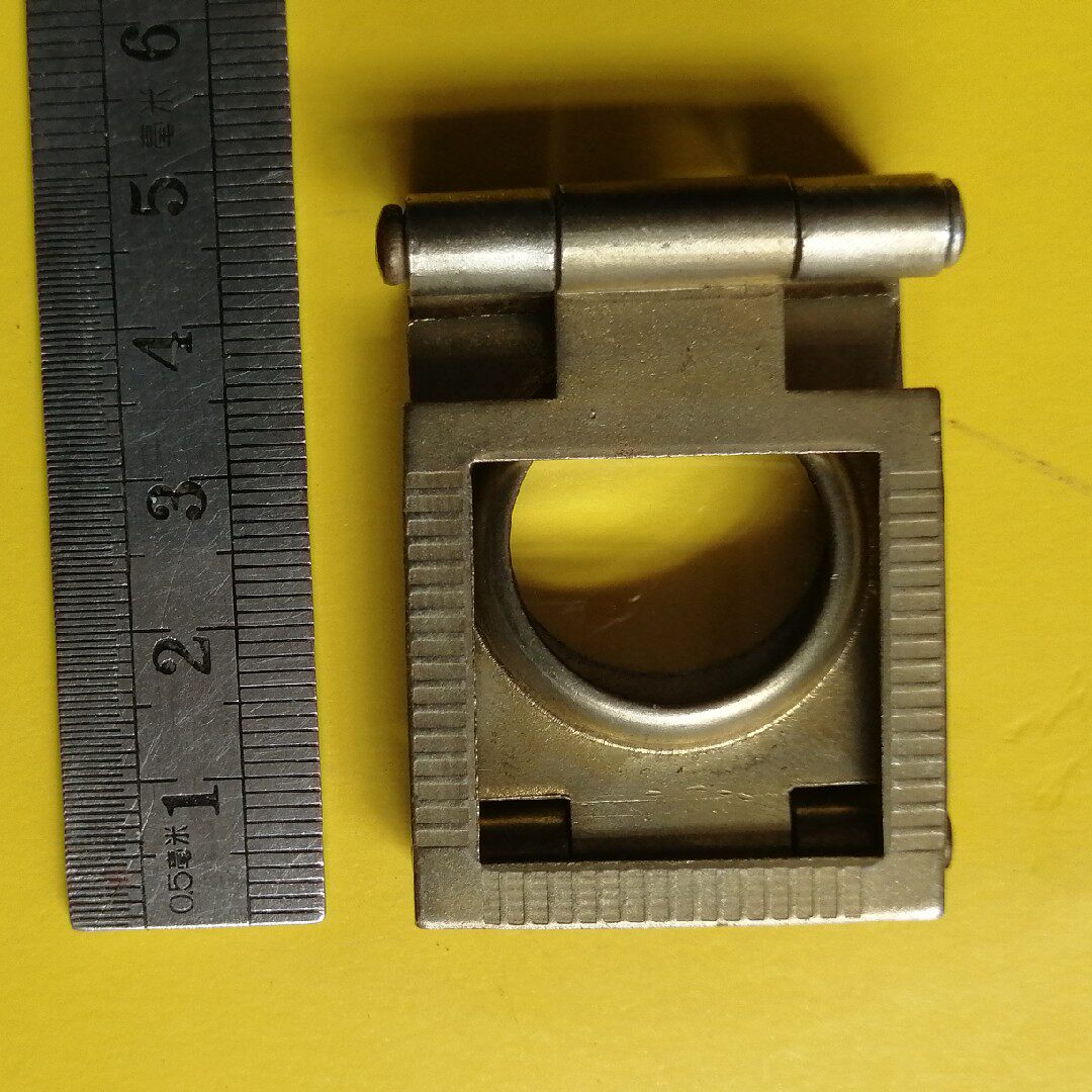 Originally produced old-type portable folding and laminated viewing lenses mirror magnifier