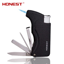 Baicheng HONEST Inflatable Straight Lighter Ancient meaning with Smoke Knife Tobacco Knife Tobacco Pipe Needle Tool BCZ241-1 Three Colors