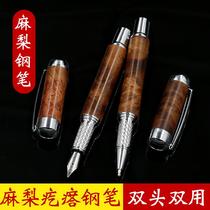 Ma pear lump handmade pen ballpoint pen dual-purpose sharp business with flowers collection play gifts