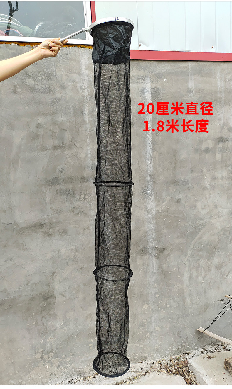 Портативная маленькая быстросохнущая складная рыболовная сеть для рыбалки, сетчатая сумка 渔夫起源 