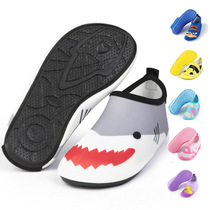Children Cartoon Beach Shoes Outdoor Tracking Shoes Swimming Hot Spring Anti-Slide Boy and Girl Home Floor Soft Shoes