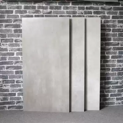 Engineering matte ceramic tile 600X1200 bar supermarket 4S shop non-slip floor tiles Car yard gray cement antique brick