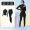 Black two-piece set (black) running clothes/morning running set women's running clothes