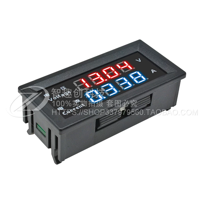 Дисплей LED M4430 DC10A цифровая таблица тока и напряжения 0-100В/200В четырехзначный разъем питания