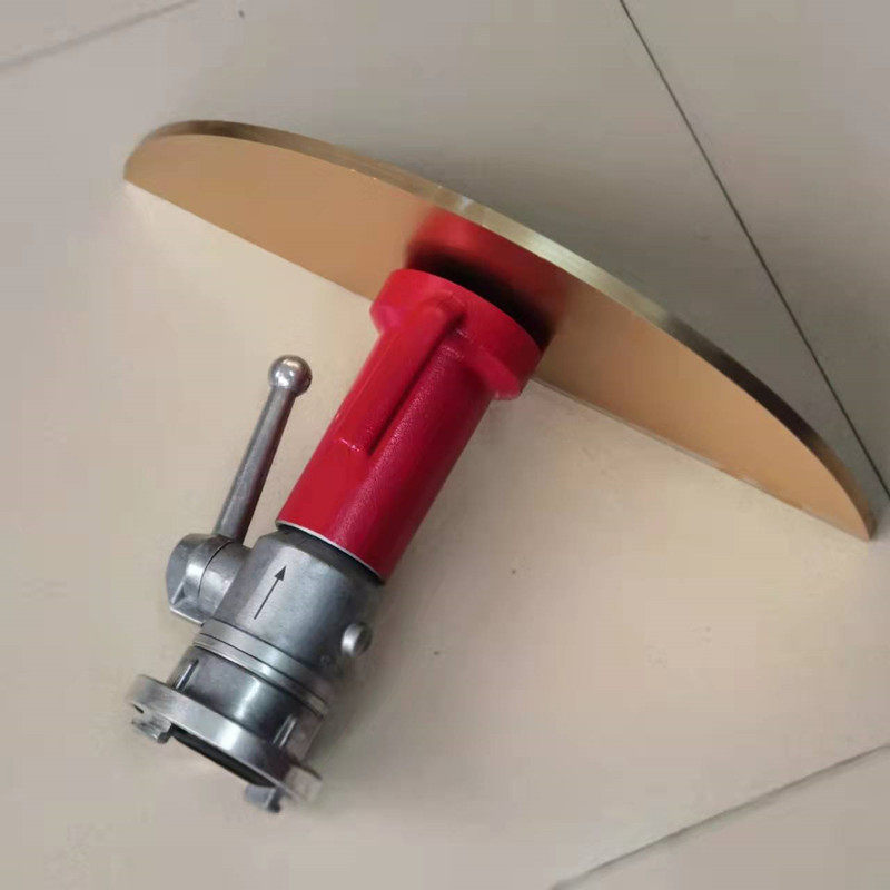 QMG65 fire water curtain water gun semicircle scattering flower water gun barrier high-pressure spray water gun 2 5 inch water curtain equipment