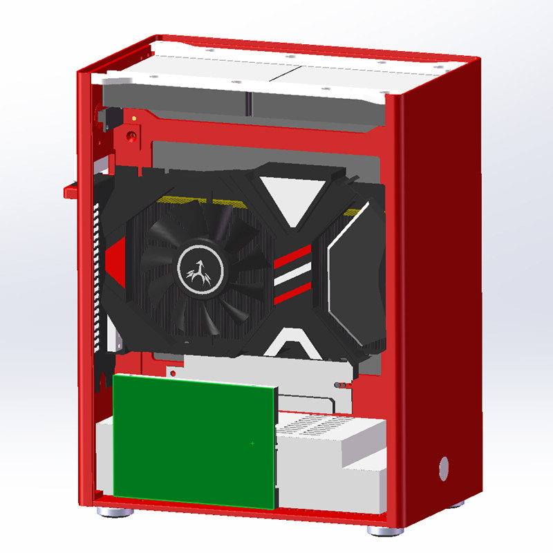 Demon Chassis Feiyoupu T80itx Chassis Side Penetration 1U Flex Power ...