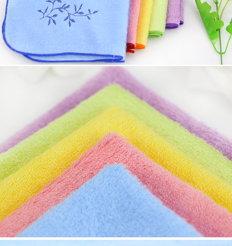 Jie Ya mềm thấm da thân thiện với sợi tre khăn vẻ đẹp khăn mặt khăn baby khăn nhỏ đơn - Khăn tắm / áo choàng tắm áo choàng khách sạn