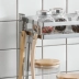 Mặt dây bếp không đục lỗ 304 bằng thép không gỉ treo thanh bếp bát đĩa giá bếp phần cứng kệ kệ - Phòng bếp giá để gia vị Phòng bếp