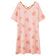 Langsha Modal Short Sleeve Nightgown Women's Summer Plus Size 2024 New Cute Peach Nightgown Dress