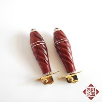  Red sandalwood banhu shaft Qinqin Banhu shaft sub-pointed shaft New copper shaft handmade Banhu piano shaft factory direct sales