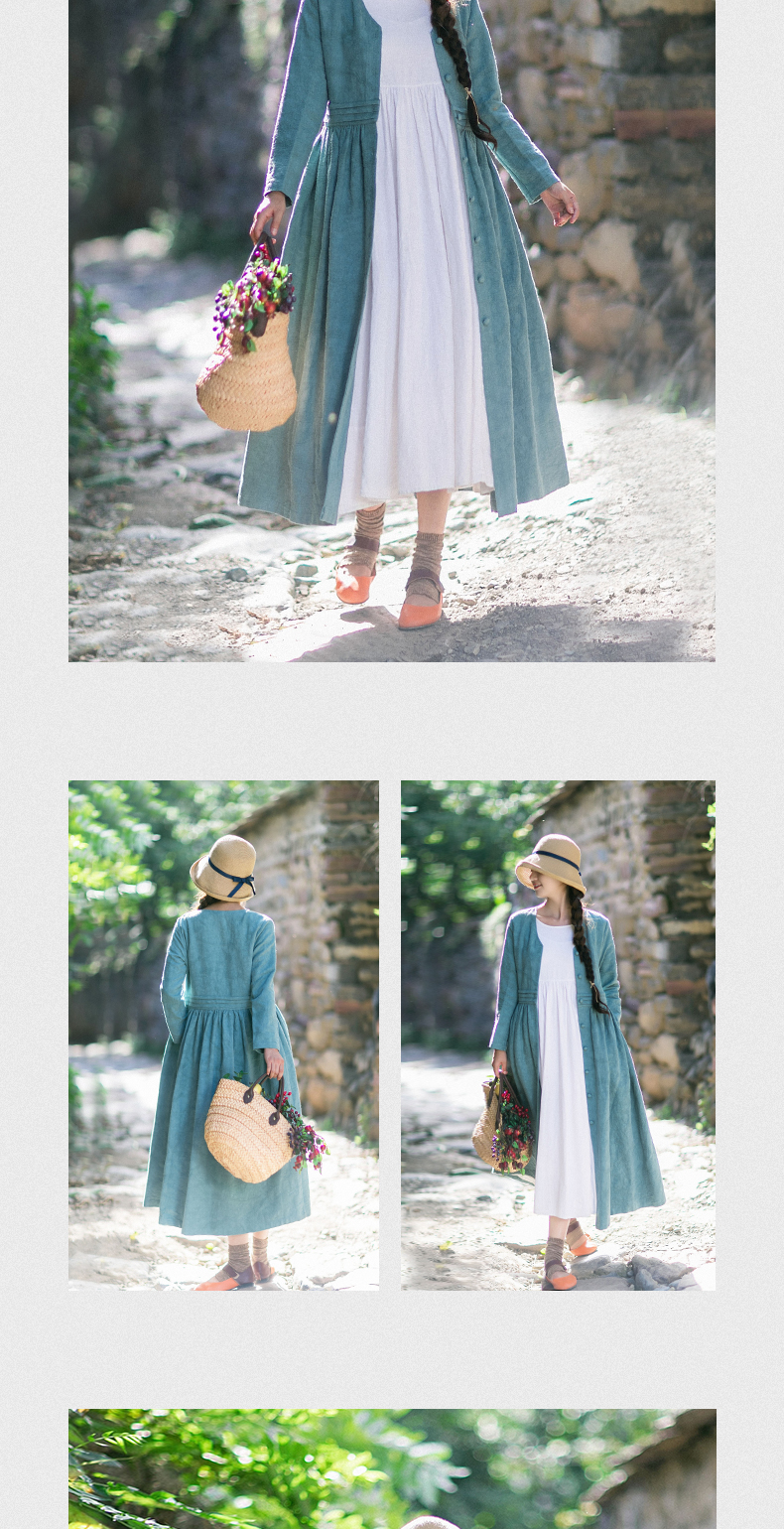 Trench pour femme en Coton en Chanvre - Ref 3226265 Image 15