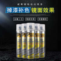Wei Yue Chrome self-painted metal repair paint stainless steel silver car wheel mirror electroplating paint spray hand spray paint