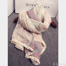 Pure Black Grey Linen Scarves Women Men 100 Hitch Spring Autumn Winter Pure Cotton Linen Triangle Shawl Thickened Warm And Generous