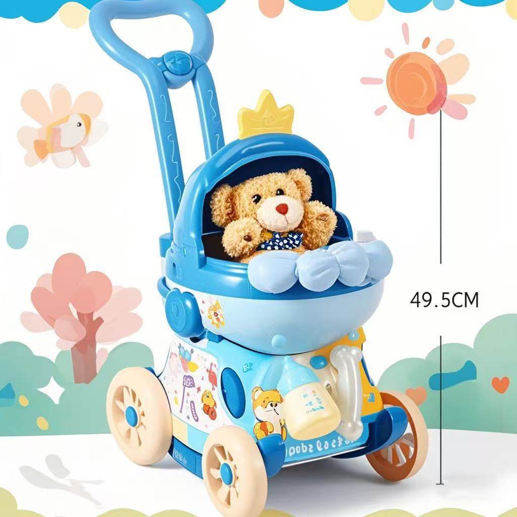 2025 новый милый питомец, очень большая тележка, детский игровой домик, игрушки, гладкие и без заусенцев, подарки для мальчиков и девочек