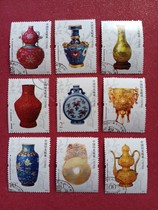 Revenue Stamps 2012 Treasures of the Forbidden City All 9 Revenue Stamps Cancelled