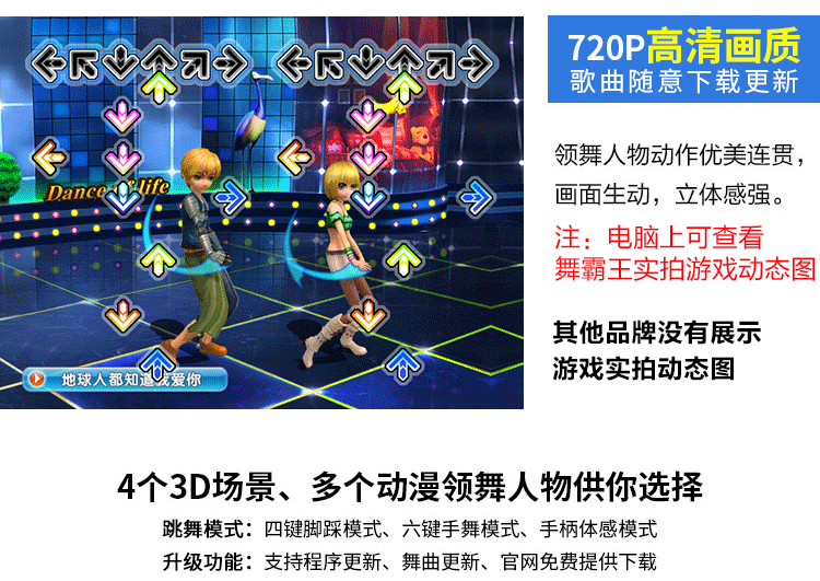 Dance Bawang Dance Pad TV đôi với Dancing Machine Home Somatosensory Dance Feeling Game thảm nhảy audition