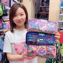 Australia Smiggle Elementary School Buckle Pencil Bag Large Capacity Stationery Box Cartoon Fragrance Pencil Case Christmas Gift