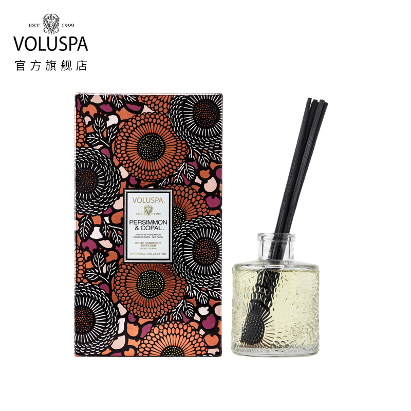 American VOLUSPA Fire-Free Aromatherapy Essential Oil Rattan Fragrance Scent Long-lasting Home Aromatherapy ornaments