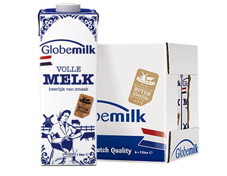 Dutch original imported full fat pure milk 3 7 Youmilk protein 1L* 6 whole boxed-Taobao