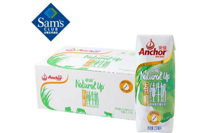 Angjia New Zealand imported organic pure milk 250ml * 24 Nutritious Breakfast Milk with strong aroma