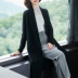 Áo len dệt kim màu nữ 2019 thu đông phong cách thời trang mới khí chất áo len phổ biến áo khoác mid-length - Đan Cardigan Đan Cardigan