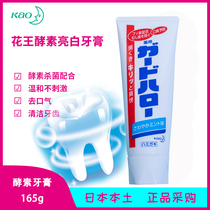 Japanese flower king great white toothpaste enzyme anti-tooth protection tooth for tooth scale 165g toothpaste Clean to remove the bacteria