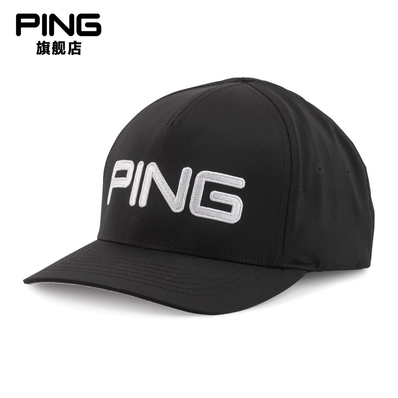 PING Golf Official Men and Women Tour Black and White Fashion Casual Sports Shade Ducks Hat