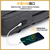 Backpack Mens Double Shoulder Bag Custom Logo Print Lady Business Work Travel Computer Bag Large Capacity Student School Bag